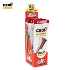 Black Russian Tobacco (2/PCK) Inspired Organic Wraps par Crop Kingz – Image 1