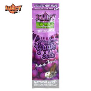 Grape Soda Terp Hemp Wraps 105 mm (2/PCK) by Juicy Jay's - Image 1