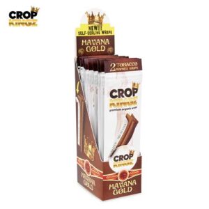 Havana Gold Tobacco (2/PCK) Inspired Organic Wraps par Crop Kingz – Image 1