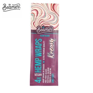 Kream 110 mm Slow Burn Hemp Wraps (4/PCK) by Beamer - Image 1