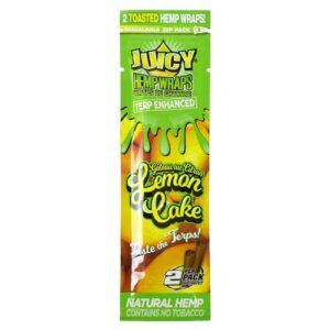 Lemon Cake Hemp Wraps 105 mm (2/PCK) by Juicy Jay's - Image 1