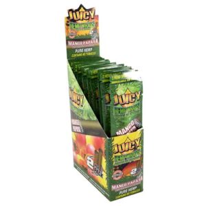 Mango Papaya Twist Hemp Wraps 105 mm (2/PCK) par Juicy Jay's – Image 2