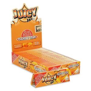 Peaches & Cream Leaf Rolling Papers, 1 1/4 par Juicy Jay's – Image 2