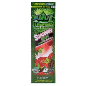 Strawberry Hemp Wraps 105 mm (2/PCK) par Juicy Jay's – Image 1