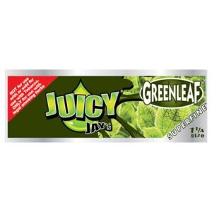 Super Fine Green Leaf Rolling Papers, 1 1/4 par Juicy Jay's – Image 1