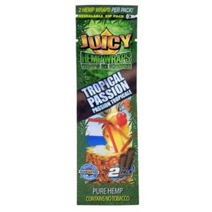 Tropical Passion Hemp Wraps 105 mm (2/PCK) by Juicy Jay's - Image 1